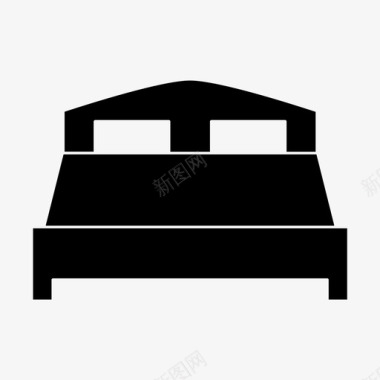 床床架卧铺图标图标