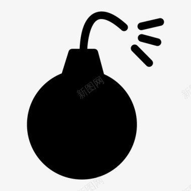 炸药炸弹军用炸药图标图标