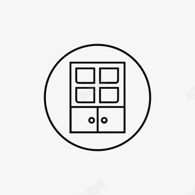 架子橱柜集装箱图标图标