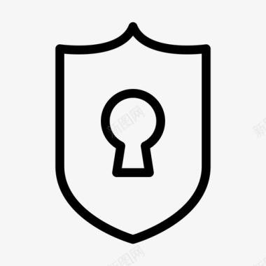 安全锁专用保护图标图标