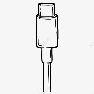 usbc电缆充电器usbc型图标图标