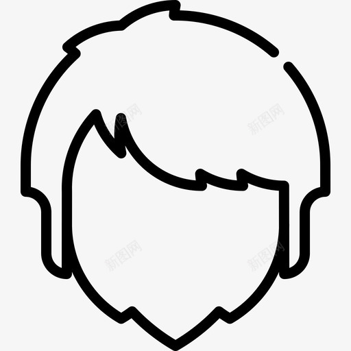 WIGWIGS线性图标svg_新图网 https://ixintu.com WIG WIGS 线性