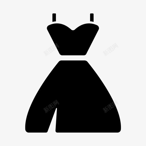 时尚布料服装图标svg_新图网 https://ixintu.com 图标 布料 时尚 服装 符号 购物