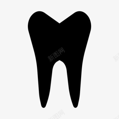 牙齿臼齿医院标志图标图标