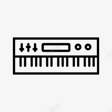 键盘键盘手钢琴图标图标