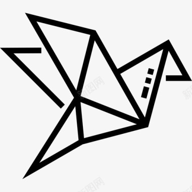 折纸日本33直纹图标图标