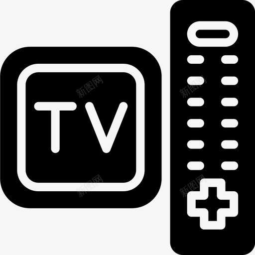 电视盒技术72实心图标svg_新图网 https://ixintu.com 实心 技术 电视盒