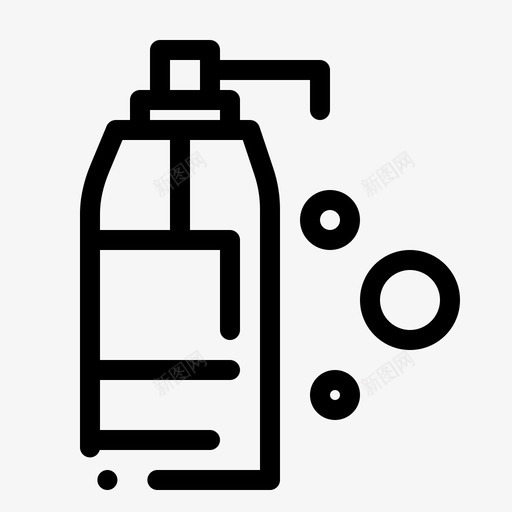 清洁剂产品肥皂图标svg_新图网 https://ixintu.com 产品 卫生常规虚线 清洁剂 肥皂