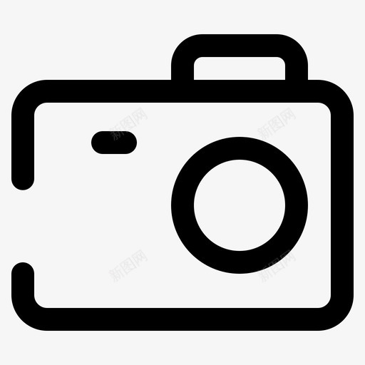 相机基本照片图标svg_新图网 https://ixintu.com 图片 基本 摄影 照片 独特 用户界面 相机 风格