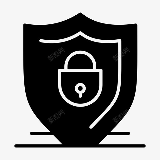 互联网锁安全图标svg_新图网 https://ixintu.com 互联网 互联网安全实体字形 安全 屏蔽 锁