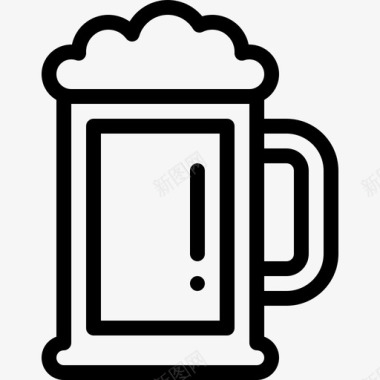 啤酒新年35岁直系图标图标