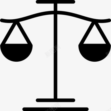正义平衡法律图标图标