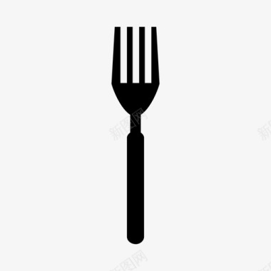 叉子餐具食物图标图标
