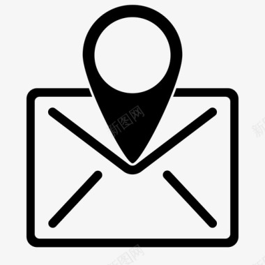消息电子邮件信件图标图标