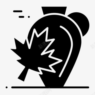壶秋天加拿大图标图标