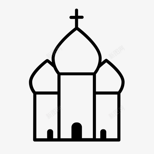 教堂圣经耶稣图标svg_新图网 https://ixintu.com 圣经 宗教 教堂 清真寺 耶稣