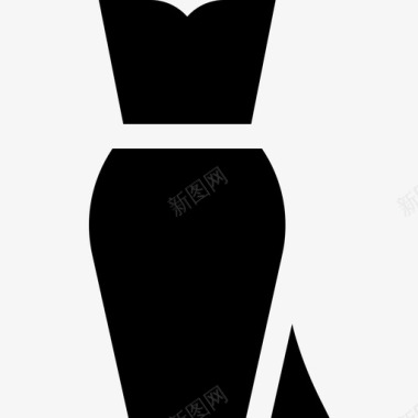 连衣裙时装2填充图标图标