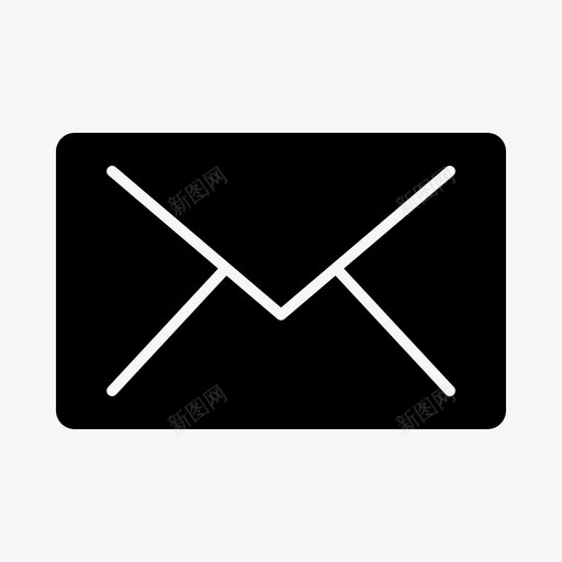 电子邮件邮件电子邮件实心字形图标svg_新图网 https://ixintu.com 电子邮件 电子邮件实心字形 邮件