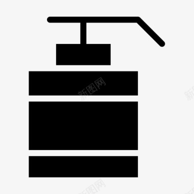 液体医疗保健洗发水图标图标