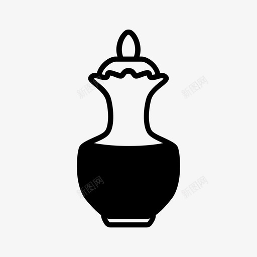罐子瓶子容器罐子图标svg_新图网 https://ixintu.com 固体 容器 瓶子 罐子