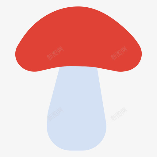 蘑菇水果和蔬菜38扁平图标svg_新图网 https://ixintu.com 扁平 水果 蔬菜 蘑菇