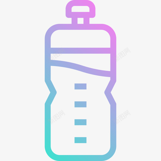 水瓶饮料14梯度图标svg_新图网 https://ixintu.com 梯度 水瓶 饮料