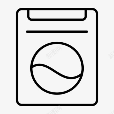 洗衣清洁衣物图标图标