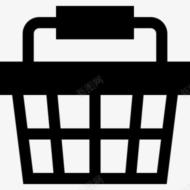 购物篮超市38装满图标图标