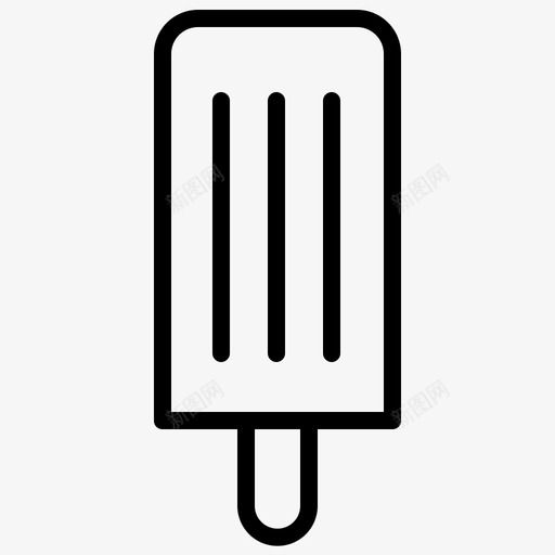 冰棒食品151直链图标svg_新图网 https://ixintu.com 冰棒 直链 食品