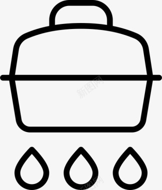 锅烹饪火图标图标
