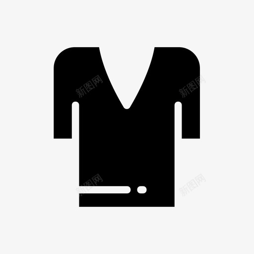 服装布料衬衫图标svg_新图网 https://ixintu.com 布料 服装 衬衫 西装 购物 购物路线和符号