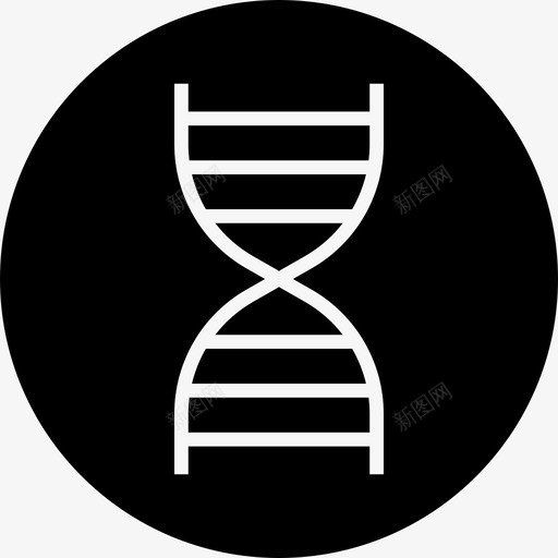 dna遗传学实验室图标svg_新图网 https://ixintu.com dna 实验室 徽章 教育 研究 科学 遗传学