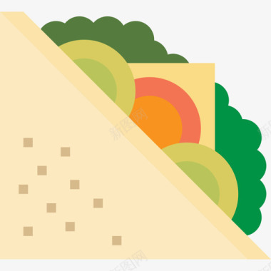 三明治食物126平的图标图标