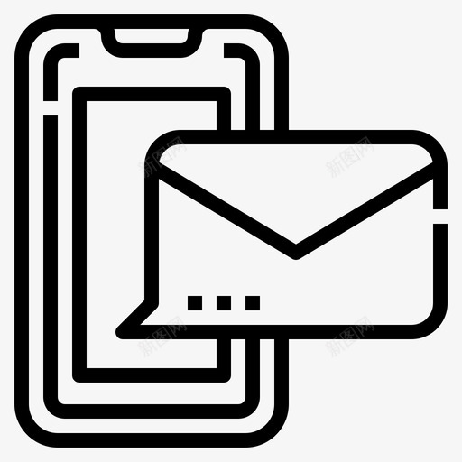邮件电子邮件收件箱图标svg_新图网 https://ixintu.com 业务 元素 接收 收件箱 电子邮件 移动 邮件