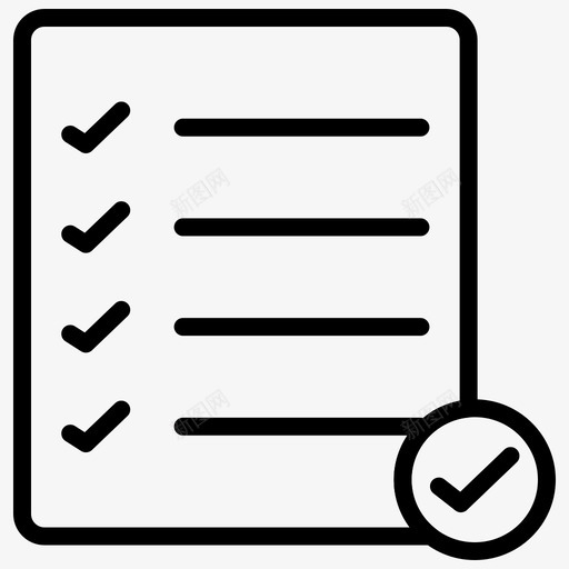 清单要求任务图标svg_新图网 https://ixintu.com 任务 待办事项 愿望清单 清单 要求