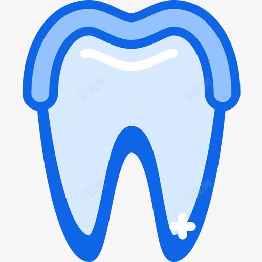 口香糖牙科13蓝色图标svg_新图网 https://ixintu.com 口香糖 牙科 蓝色