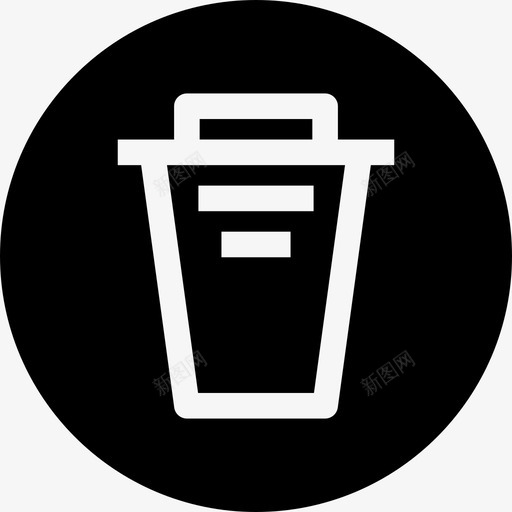 垃圾回收用户界面图标svg_新图网 https://ixintu.com 回收 垃圾 徽章 用户界面 界面