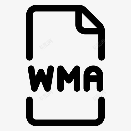 wma文件格式图标svg_新图网 https://ixintu.com wma 文件 格式