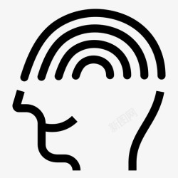 人物扫描身份扫描指尖个人隐私图标高清图片