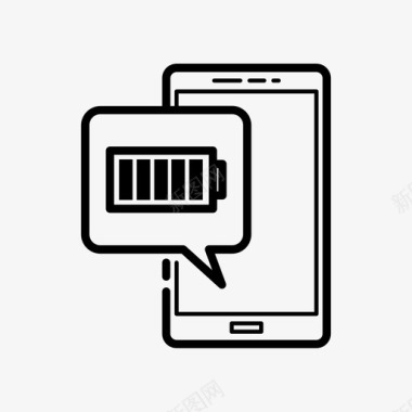 全电池移动android的移动用户界面图标图标