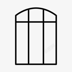 窗户平面图窗户建筑师建筑平面图图标高清图片