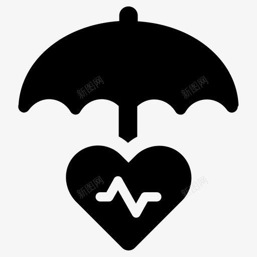 健康保险心脏人寿保险图标svg_新图网 https://ixintu.com 人寿保险 健康保险 医疗保险 心脏