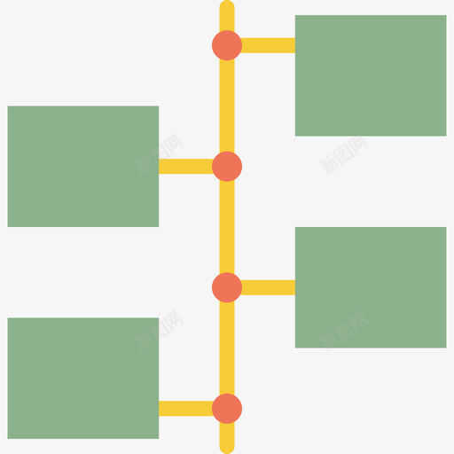 时间线图表和图表3平面图图标svg_新图网 https://ixintu.com 图表和图表3 平面图 时间线