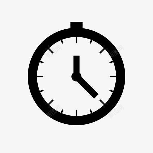 手表闹钟秒表图标svg_新图网 https://ixintu.com 手表 时间 秒表 闹钟