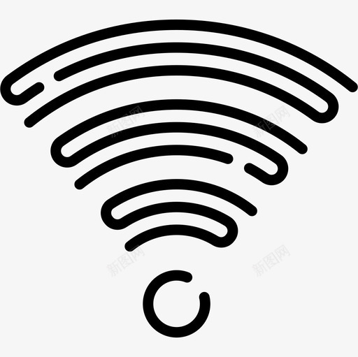 Wifi互联网技术19线性图标svg_新图网 https://ixintu.com Wifi 互联网技术19 线性