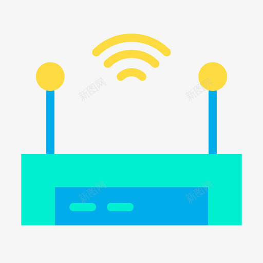 调制解调器通信147扁平图标svg_新图网 https://ixintu.com 扁平 调制解调器 通信147