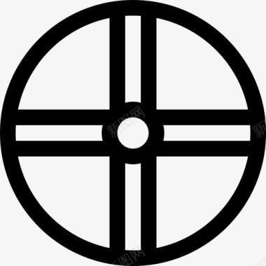 盾牌保护维京人图标图标