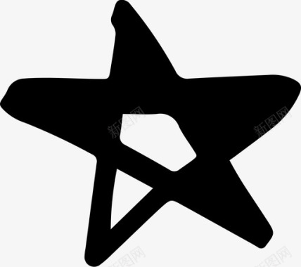 星星绘画夜晚图标图标