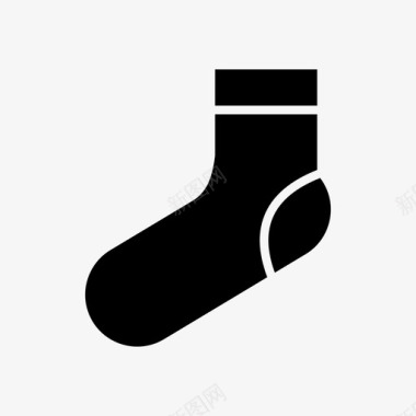 袜子衣服时装图标图标