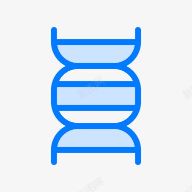 遗传学生物学12蓝色图标图标
